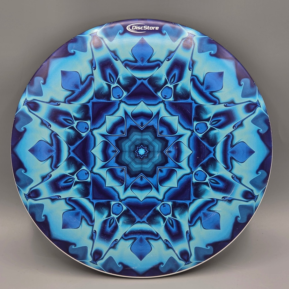 Discraft Disc Golf Disc 175-176g Blue Buzzz Mid-Range Mandala Full Print